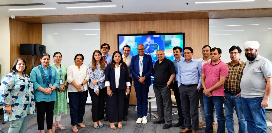 Team meet at the corporate office