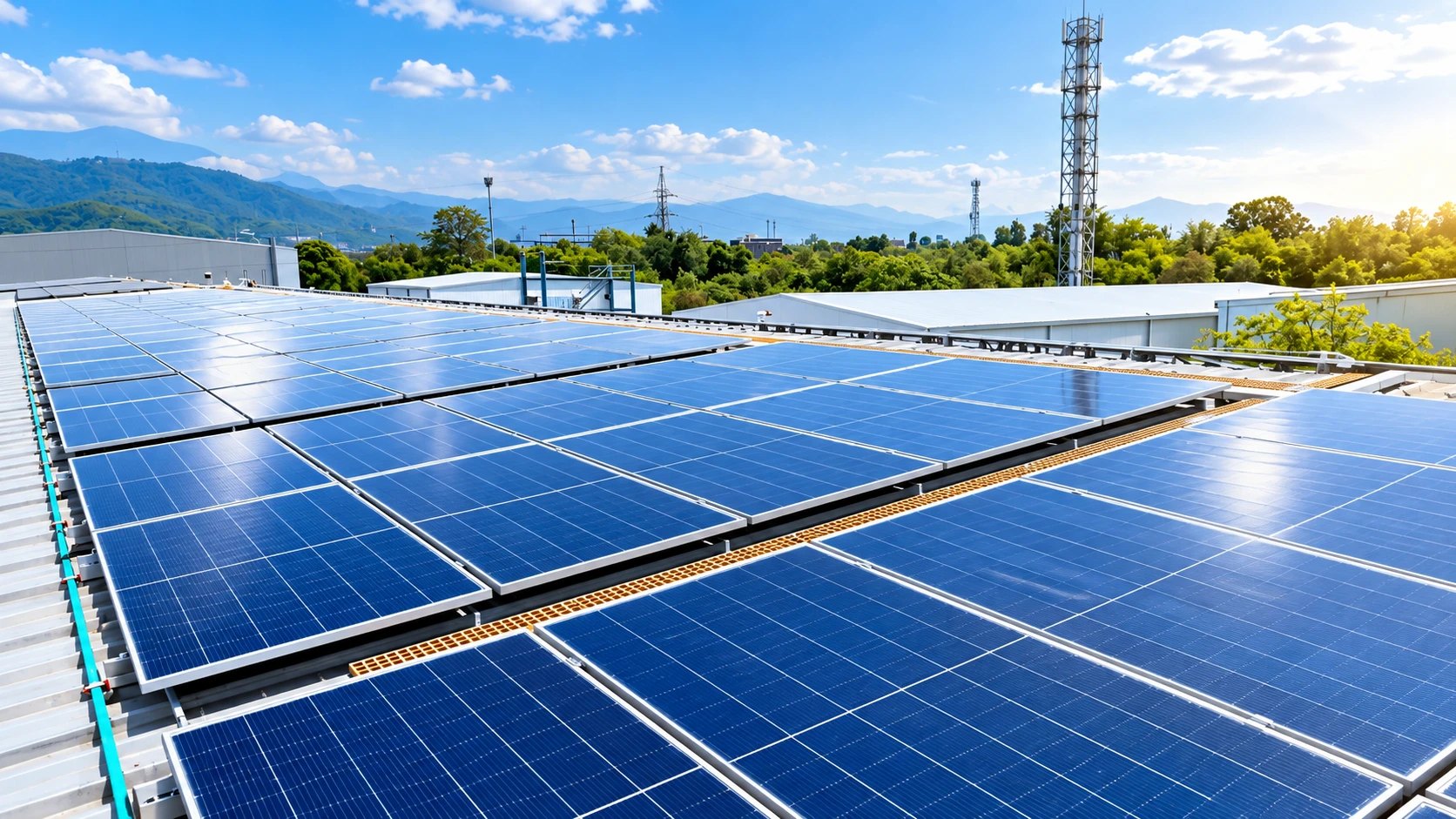 Rooftop solar plant at Morepen manufacturing operations